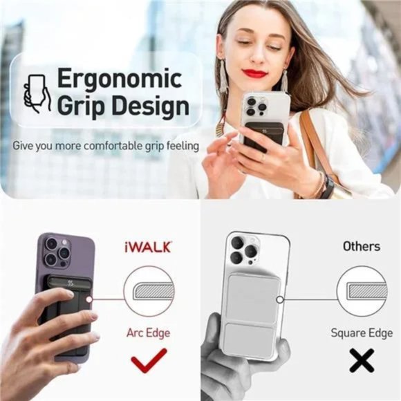 MAG-X Magnetic Wireless Power Bank with Stand, 5000mAh Portable Charger - Picture 6 of 7